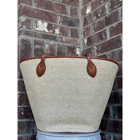 Louis Vuitton Saint Jacques NM Handbag Raffia and Leather 54429 - Picture 2 of 16